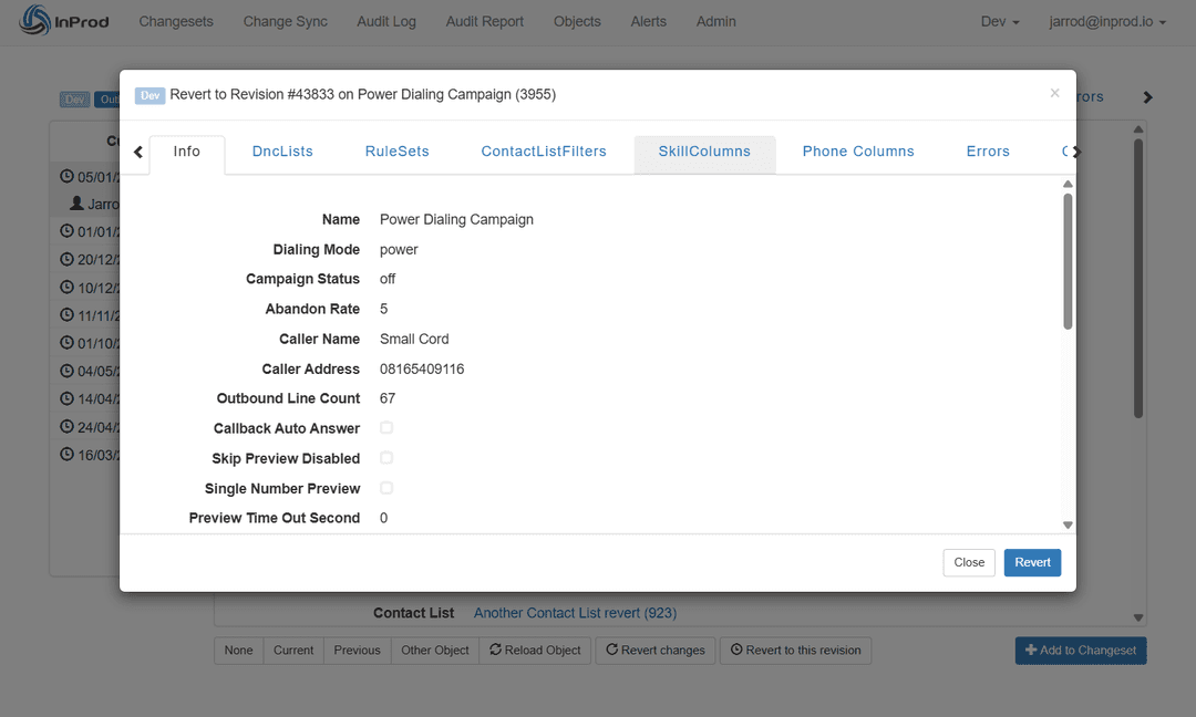 Changesets for Genesys Cloud configuration deployment