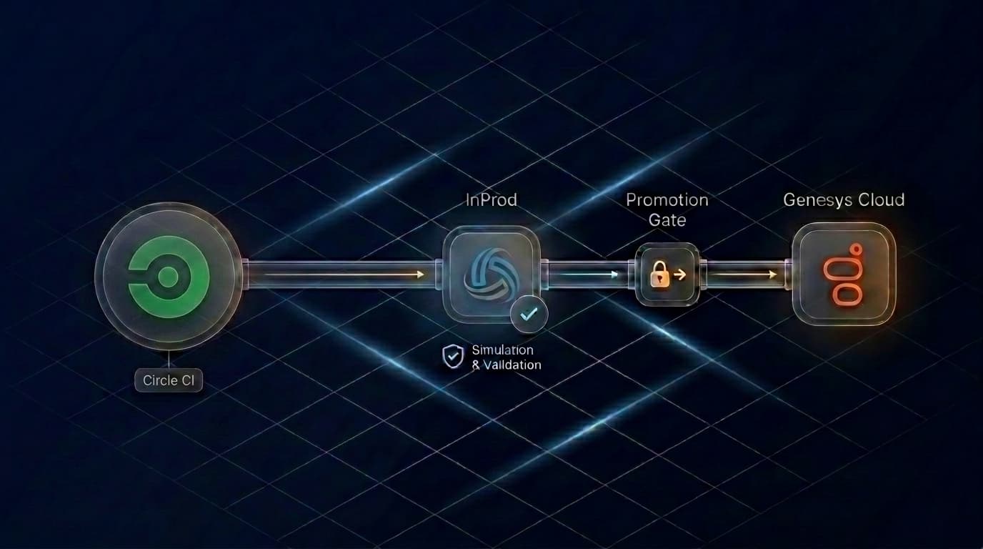 Genesys Cloud CircleCI Pipeline CI/CD with InProd