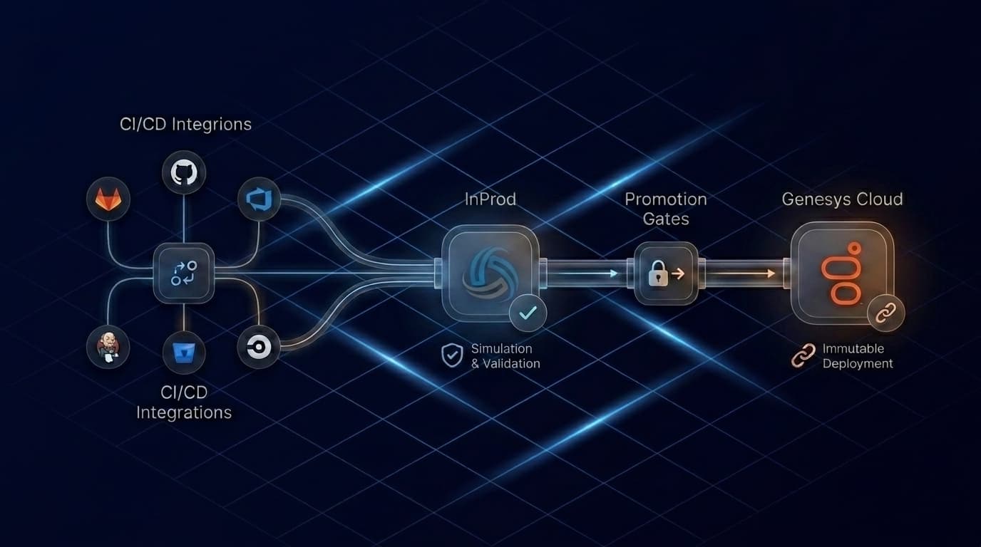 Genesys Cloud CI/CD integrations with InProd